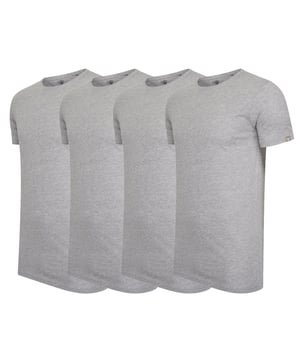 4-Pack T-shirts von Cappuccino Italia in der farbe Grau und in größe L.