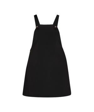 De mouwloze tuinbroekjurk in grote maten is een veelzijdige toevoeging aan je casual garderobe. Deze mini-jurk heeft een jeugdige charme. Het uitlopende silhouet en de functionele zak op het borststuk creëren een trendy en toch praktische look die geschikt is voor jong en modieus. Deze A-lijnjurk is perfect om over tops te dragen en straalt een moeiteloze stijl uit voor elke gelegenheid. Dit product maakt deel uit van de Plus Size-collectie.  jurk
