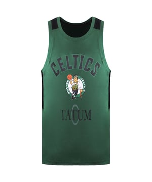 Elevate your game-day wardrobe with the NBA Boston Celtics Jayson Tatum Sleeveless Men's Vest. This vest combines performance features with classic team style, making it an ideal choice for showing off your support for Jayson Tatum and the Boston Celtics during workouts or casual outings. 
Key Features: 
-Official Team and Player Branding: 
Features the Boston Celticsâ€™ logo and Jayson Tatumâ€™s name and number 0, offering an authentic look for fans of the standout player. 
-Premium Fabric: 
Crafted from a high-quality, lightweight polyester blend that ensures durability and comfort, allowing for all-day wear and performance. 
-Breathable and Moisture-Wicking: 
Designed with breathable, moisture-wicking technology to keep you cool and dry, even during intense activities. 
-Athletic Fit: 
The sleeveless design and athletic cut provide a full range of motion, making it perfect for basketball games, gym workouts, or casual wear. 
-Comfortable Design: 
Features a tagless neckline and smooth interior for added comfort, reducing irritation and providing a sleek feel. 
-Stylish Look: 
The modern design includes team colors and bold graphics that highlight your support for Jayson Tatum and the Boston Celtics. 
Show your support for Jayson Tatum and the Boston Celtics with this stylish and functional Sleeveless Menâ€™s Vest, perfect for fans who want to blend athletic performance with team pride.
