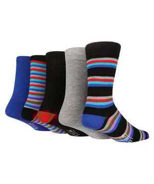 Wild Feet are a great choice if you’re after quality, traditional colours as well as some classic striped patterns for your feet. If you’re looking for a softer dress sock then these are the ideal ones for you! These socks are made from a rich Viscose from Bamboo material which makes them very breathable, naturally moisture wicking and some of the softest socks you’ll ever wear! These socks would be ideal for everyday wear or for the working day. They could even make a great gift for someone that you know needs an upgrade on their sock drawer with the amazing comfort that they provide. Wild Feet is a range of socks featuring cool designs, bold colours and quirky catchphrases - from pugs and penguins, to lions and llamas! - Choose from a range of styles for men and ladies, from dress to trainer socks. There are even some sporty styles available! There are 4 variations to choose from with plain and striped patterns per pack. They come in one size Men’s 7-11 UK, are made from 70% Viscose Bamboo 28% Polyester 2% Elastane and are machine washable.