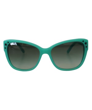 Brand: Dolce & Gabbana
  Style: Square sunglasses
  Pattern: Stars
  Frame Material: Acetate
  Frame Color: Green
  Lens Color: Gray
  Lens Protection: 100% UVA/B
  Gender: Women
  Made in: Italy
Material: 100% Acetate