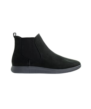 Sperry Coastal PW Chelsea Slip-On Black Smooth Leather Womens Boots STS86785