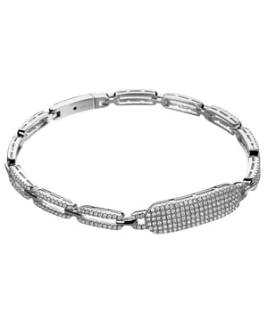 Dieses umwerfende Armband für Damen von Orphelia ist das perfekte Geschenk, um sich selbst oder einen geliebten Menschen zu verwöhnen. Das Armband ist aus 925 Sterlingsilber, silberfarben, hat eine Länge von 19 cm, wiegt 10,8 Gramm und ist an der breitesten Stelle 0,7 cm breit. Das Orphelia-Armband aus 925 Sterlingsilber für Damen – Silber ZA-1003 wird in einer atemberaubenden Geschenkbox geliefert und hat eine zweijährige Garantie.