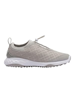 PUMA Brea Fusion Sport Golf Slip-On Grijs Synthetisch Damestrainers 192227 02