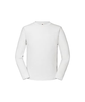 100% Gekämmte, ringgesponnene Bio-Baumwolle. Design: Unifarben. Auschneidbares Etikett, Selbstgewebtes Schulter-zu-Schulter-Band, Schlauchförmig, Doppelnadel-Stich. Gewebe: Lycra, Weiche Haptik. GSM (Gramm pro Quadratmeter): 190. Nachhaltigkeit: Amfori-Freigabe, Better Cotton Initiative, BSCI, Verein für faire Arbeit, Oeko-Tex Standard 100 zertifiziert, WRAP Zertifikat. Rundhalsausschnitt, Gerippter Kragen. Langärmlig.