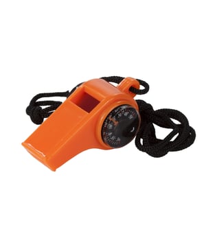 The Regatta 3-in-1 Survival Whistle includes a compass and thermometer plus a handy lanyard to keep it secure. Carry it with you on all your adventures. 100% Plastics.