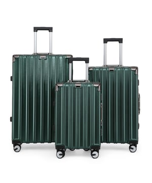 Descubra la combinación perfecta de elegancia, durabilidad y conveniencia con nuestras maletas Strong Hardshell Emeald Green. Diseñado con un acabado sorprendente, este juego de equipaje está hecho para el viajero moderno, ofreciendo resistencia y sofisticación para todos sus viajes. Características: Carcasa de policarbonato de primera calidad: Ligero pero resistente, que ofrece una protección excepcional contra el desgaste. Marco de aluminio reforzado: Agrega durabilidad e integridad estructural, asegurando un rendimiento duradero. Cerraduras integradas duales: Asegure sus pertenencias con dos cerraduras de combinación incorporadas para mayor tranquilidad. 8 ruedas dobles suaves: Proporciona una maniobrabilidad de 360 ​​​​° sin esfuerzo, lo que hace que la navegación por aeropuertos y calles concurridas sea muy sencilla. Mango telescópico ergonómico: Diseñado para un manejo cómodo y facilidad de uso. Interior elegante: Totalmente forrado con correas elásticas, compartimentos con cremallera y divisores de malla para un embalaje organizado. Tamaños y especificaciones disponibles: Cabina: Dimensiones: 36 x 24 x 56 cm Peso: 2,70 kg Capacidad: 42 L Mediano: Dimensiones: 43 x 28 x 65,5 cm Peso: 4,00 kg Capacidad: 70 L Grande: Dimensiones: 51 x 32 x 76 cm Peso: 5,00 kg Capacidad: 110 L El diseño atemporal garantiza la elegancia y hace que su equipaje sea fácil de localizar. Ya sea que viaje ligero con el tamaño de cabina o empaque para un viaje largo con el mediano y grande, este conjunto está diseñado para satisfacer todas sus necesidades de viaje. - Nota: seleccione el tamaño preferido. Los tamaños se venden individualmente, no en conjuntos.