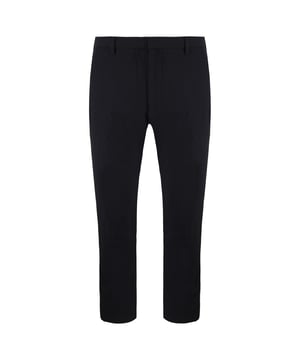 Emporio Armani Slim Fit Zwart Heren Wafelbroek Broek 3Z1PM6 1NFCZ 0999