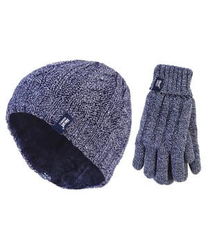 When it gets cold, you need the ultimate set of thermal gear to make sure you’re as warm as possible! Heat Holders is your solution with our ladies thermal insulated hat and glove set. Lovely, lined winter hat with superior thermal qualities, keeping your head warm throughout. Ladies Gloves These Heat Holders thermal gloves are designed to keep warm air close to the skin, keeping your hands warmer for longer. With a special Heat Holders yarn and Heatweaver plush like lining these gloves prove to have superior moisture breathing abilities whilst insulating your hands and keeping them toasty and warm The Technicalities Heat Holders Yarn – Specially developed thermal yarn provides high performance insulation against cold. It also has superior moisture breathing abilities. Heat Weaving Lining – Heat Weaver insulation is a plush fur-like thermal lining that maximises the amount of warm air held close to the skin. About Tog Ratings – The tog rating is a measurement for the thermal ability of a garment, approved by British Standard. Cable Construction – Our stretchable rib construction contours around the natural shape of your head, hands and neck for improved fit, warmth and comfort.
