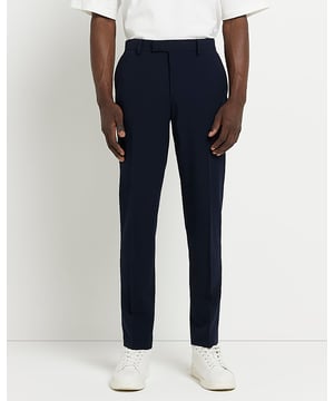 Super Skinny fit, Belt loops, Back welted pockets, Concealed front fastening, Part of 2 piece suit, Our model wears a UK 32R and is 185.5cm/6'1'' tall