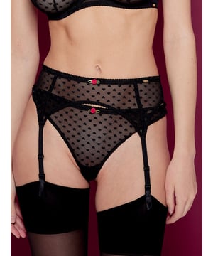 Wanting to elevate your lingerie set? A Suspender belt does just that! Pair with the co-ordinating Heart Mesh lingerie as well as our range of stockings and hold ups. Choose from plain styles as well as detailed designs and elevate your lingerie collection.