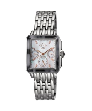Reloj de acero inoxidable para mujer GV2 Bari Tortoise.
