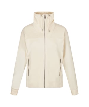 93% Polyester, 7% Elastan. Gewebe: gerippt, Velours. Design: Unifarben. GSM (Gramm pro Quadratmeter): 230. Gewebetechnik: langlebig, Strapazierfähig. Abzeichen, Überschnittene Schulter. Kragen mit Kordelzug, Hoch geschnitten. Bündchen: Anliegend. Langärmlig. Taschenart: Zwei Seitentaschen, Reißverschluss. Durchgehender Reißverschluss. Saum: Geformt. 34 DE: 81,28 cm. 36 DE: 86,36 cm. 38 DE: 90,17 cm. 40 DE: 96,52 cm. 46 DE: 114,3 cm. 44 DE: 109 cm. 42 DE: 102 cm.