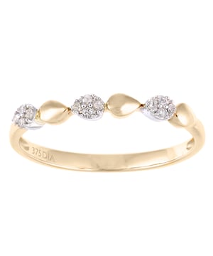 Oro blanco de 9 quilates (375): 1,575 g; # Diamante: 0.06ct