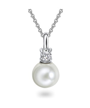 Her most secret pearl dreams come true with this beautiful necklace from the Pearl Collection of Rafaela Donata. A majestic follower was attached to the wafer -tarte chain members in anchor series of 925 sterling silver, which distinguishes their cleavage with the highest dignity. His noble pearl with her fabulous louster really flatters every skin tone and gives it a youthful ray. It is crowned by precisely bordered zirconia crystals, which are located directly below the generously measured trailer. With this piece of jewelry you have the right to feel like a real queen!