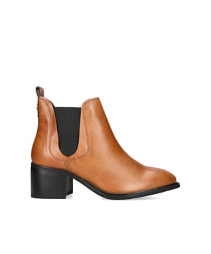 Carvela storm flat 2025 ankle boots tan