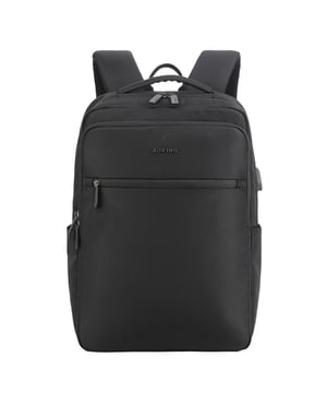 Mochila unisex. El cierre es con cremallera. Los bolsillos internos son bolsillos multifuncionales. En la parte delantera hay dos bolsillos externos con cremallera. Falta la correa para el hombro. El asa es de tela. Hay un compartimento interno. El material exterior es poliéster. Internamente está forrado en poliéster. Medidas: 30x13,5x42,5 cm. Producto de moda