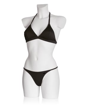 88% polyester, 12% elastaan; Pepe Jeans-bikini; Model: PLB10220 999ZWART; Hoogwaardige afwerking; Dunne bandjes, niet-bedraad; slipje gesneden; Pepe Jeans-logodetails
