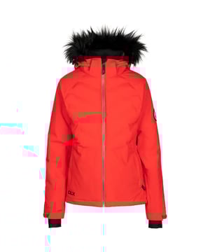 Buitenste materialen: 100% Polyester. Vulling: 100% polyester. Vullen: Down-Touch. Voering: Polyamide, Polyester. Stof: PU membraan. Ontwerp: Tekst. Stoftechnologie: DLX, Warmtebehoud. Afneembare sneeuwrok, ventilatieopeningen onder de armen, gelaste schotten. Halslijn: Kapitein. Manchet: Binnenkant stretch, Lusje met drukknoopsluiting. Mouwtype: Met lange mouwen. Kap Kenmerken: Afneembare rand van imitatiebont, Knevelverstelling, Afritsbaar. Zakken: 2 onderste zakken, zak voor skipas, rits, zak voor bril, audio. Sluiting: Volledige rits, waterafstotende rits. Zoom: Aantrekkoord. XXS: 31 in. XS: 32 in. S: 34 in. M: 36 in. L: 38 in. XL: 40 in. XXL: 42 in. 3XL: 44 in.
