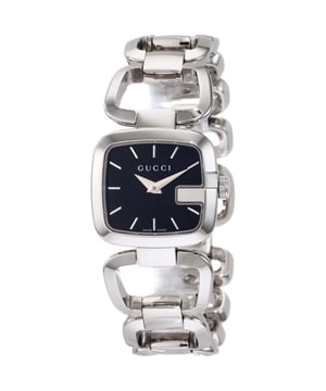 Uhrwerk: QuarzAnzeige: Analog (mit Zeigern)Bandmaterial: EdelstahlGehäusematerial: Rostfreier StahlStil: CasualMarke: GucciGeschlecht: Women'sAge Group: ErwachseneModellnummer (MPN): YA125510Armbandfarbe: SilberGehäusefarbe: SilberZifferblattfarbe: SchwarzGehäusegröße: 24 Millimeter (Durchmesser)Bandtyp: Armband/GliederbandForm der Uhr: QuadratischWasserbeständigkeit: Bis zu 30 Meter (3 ATM)EAN: 0731903322967UPC: 731903322967