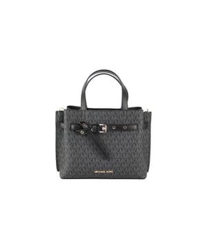 Stijlvolle Michael Kors Emilia kleine boekentas
  Gemaakt van kenmerkend PVC-materiaal
  Drie hoofdvakken voor eenvoudige organisatie
  Binnenrits en steekvakken voor veilig opbergen
  Verstelbare en afneembare crossbodyband
  Rits
  en magnetische drukk