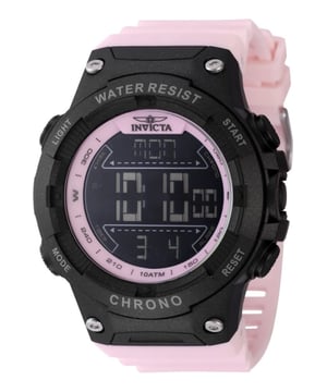 El Invicta 48051 tiene una caja de plastico de 52 millimetros con una esfera negro.
Esta modelo funciona con un movimiento de Cuarzo preciso.
Resistencia a la presión de aqua de 10 bares.
Este modelo es parte de la colección Invicta Racing.

2 años de garantía Invicta.