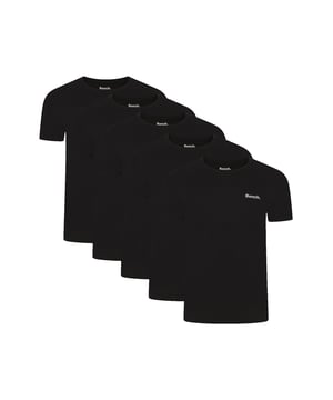 This 5 pack cotton 'Herman' T-Shirt set from Bench features versatile crew neck T-Shirts with a classic small Bench logo on the chest. These T-Shirts are an everyday essential, style them with jeans or joggers.