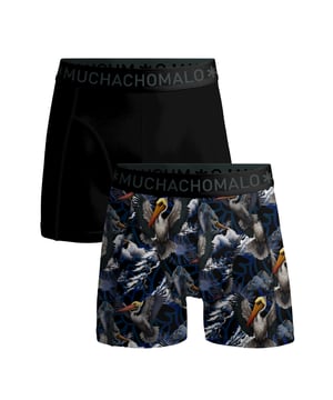 De Boxershorts/Onderbroeken van Muchachomalo zitten als gegoten en zijn gemaakt van hoogwaardig katoen. Een zachte elastische logotailleband van microvezelstof zorgt voor extra comfort. De Boxershorts hebben een normale fit, wassen op 30 graden, niet in de droger.
