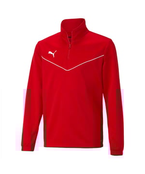 Especificaciones: Sudadera con media cremallera, confeccionada con tecnología dryCELL que ayuda a mantener la piel seca y expulsa la humedad y el sudor. Logotipo de Puma estampado en el pecho, bajo recto y mangas con puños elásticos. Uso: Entrenamiento y tiempo libre Ajuste: Regular