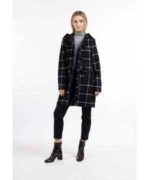keine Füllung  Der trendige Dufflecoat von DreiMaster Klassik sieht in seinem Karomuster besonders classy aus. Er wurde aus einer weichen Qualität gefertigt und mit einem klassisch-geraden Schnitt versehen. Die charakteristischen Knebelverschlüsse aus Holz prägen den Stil, darunter verbirgt sich ein robuster Reißverschluss. Zwei große Taschen mit Druckknopf, eine Kapuze sowie eine DreiMaster-Logo-Stickerei am Oberarm verleihen dem Übergangsmantel ein zeitloses Aussehen.  Übergangsmantel aus Wollgemisch