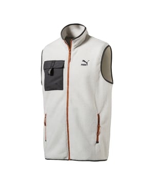 Puma XTG Trail Fleece Full Zip Heren Wit Zak Gilet 596728 64