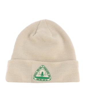 Mens New Era Cuff Knit Beanie Hat in beige.- Turned hem.- Knitted.- Embroidered branding.- 60% Polyester  40% Acrylic.- Ref: 60424745