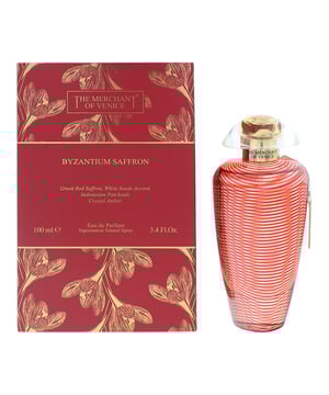 Byzantium Saffron is a uni-sex fragrance from The Merchant of Venice, who launched it in 2013. The top notes of Byzantium Saffron are Saffron, Thyme, Black Pepper and Lemon; the middle notes are White Suede, Cedar, White Lily, Lilac and Rhubarb; whilst the base notes are Crystal Amber and Indonesian Patchouli Leaf. The fragrance is an exotic one with the Saffron and Suede notes being the standouts, with a smokey accord adding some mystery to the scent. It's a wonderfully opulent fragrance that develops over time and is warm and cosy, making it fantastic to wear in Autumn and Winter.