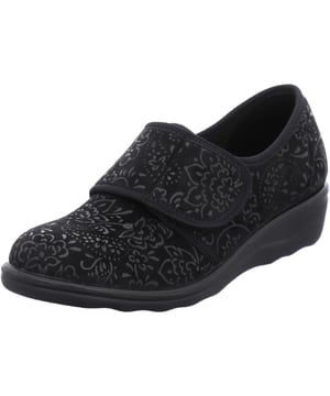 En otoño e invierno estarás bien acompañada con nuestra acogedora zapatilla pour mujer Nice 80 de Westland designed by Josef Seibel. Este modelo permite una entrada rápida gracias a una inteligente cierre de velcro. Para mantener los pies bien calientes incluso en los días de hielo, hemos forrado nuestras zapatillas de felpa. Nuestro modelo Nice 80 está equipado con una suela interior reemplazable. La suela de este zapato está moldeada directamente en la parte superior, lo que da a la ya ligera zapatilla una conductividad deportiva. Nice 80 ofrece a los pies un ajuste extra gracias a el ancho H. Con esta zapatillas, caminarás contra viento y marea, como con tu mejor amigo.