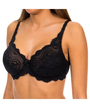 BH der Marke Playtex.
 Hergestellt aus elastischer Spitze, für einen ultrafemininen und raffinierten Stil.
 Bügel-BH.
 Cups ohne Schaumstoff.
 Elastische und verstellbare Träger.
 Rückenverschluss mit Vierfachhaken.
 Schleifenverzierung in der Mitte des Dekolletés.
 Elastische Seiten aus Spitze.
 Nähte in Ton gehalten.
 Zusammensetzung: 57% Polyamid, 21% Polyester, 12% Elasthan, 10% Baumwolle
 Pflege:
Handwäsche.
 Kein Bleichmittel verwenden.
 Nicht in den Trockner geben.
 Nicht bügeln.
 Nicht chemisch reinigen.