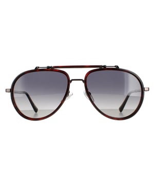 Las gafas de sol Chopard Aviator Hombre Marrón Miel Habana Humo Gradiente Polarizadas SCHF24 son un atrevido estilo aviador fabricado en metal ligero. El diseño de doble puente y las plaquetas nasales de silicona garantizan un ajuste cómodo en todas las direcciones. El logotipo de Chopard figura en el interior de las finas patillas para garantizar la autenticidad de la marca.