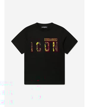 This Black Palm Tree Icon T-Shirt from DSquared2 Kids is perfect for adding a stylish edge to your little boys look! Crafted from 100% cotton it is super soft and comfortable, perfect for everyday wear. Boasting a casual fit and bold Palm Tree design, it is perfect for completing your little boy's relaxed look.·  Dsquared2 Kids·  Made in Turkey·  Occasion: Casual·  Print