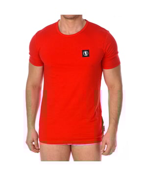 Bikkembergs short sleeve t-shirt.
 Red color
 Round neck with ribbed finish.
 Fabric label personalized by the brand, on the upper side.
 Comfortable and breathable fabric.
 Seams seen in tone.

 Composition: 95% Cotton, 5% Elastane

 Care:
 -Wash at max temperature. 40ºC.
 -Do not use bleach.
 -Supports dry cleaning.
 -Allows you to use dryer.
 -Iron at max temperature. 130ºC.
 Composition: 95% Cotton, 5% Elastane
 Care:
Care:
 -Wash at max temperature. 40ºC.
 -Do not use bleach.
 -Supports dry cleaning.
 -Allows you to use a dryer.
 -Iron at max temperature. 130ºC.