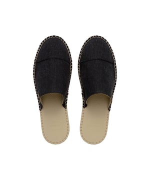 CHANCLETAS HAV. ESPADRILLE MULE ECO NEGRO