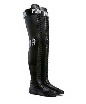 Puma x Fenty By Rhianna Eskiva Over The Knee Satin Womens Boots 363476 01