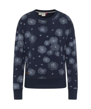 Dieses vegane Sweatshirt mit Allover-Print ist leicht zu kombinieren. Der Pullover punktet mit einem unregelmäßigen floralen Muster und einem bequemen Schnitt mit leicht überschnittenen Schultern. Ärmelbündchen, Halsausschnitt und Saum sind mit Rippbündchen abgeschlossen. Labelpatches am Arm und am oberen Rücken runden das Design ab. Der Logoaufnäher am hinteren Saum setzt zusätzlich einen besonderen Akzent.