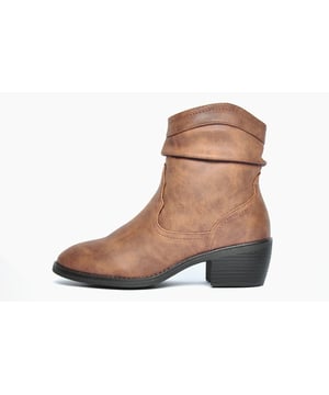 Add some chic designer styling to your fashionable footwear collection with these on trend vegan friendly boots from leading brand Divaz.
 The Adele boot is delivered with attitude and stunning designer detail throughout delivering head turning looks no matter where you go.
 Its lined in faux fur for added comfort and warmth through the colder months and sits atop a hardwearing sole unit with a 45mm heel for a feminine boost in height, along with durability and traction underfoot. The boot is complete with a practical side zip for quick and easy on / off wear and is delivered quite honestly at a price you will very rarely see!
 - Vegan friendly synthetic upper
 - Durable grippy outsole 
 - Heel height 45mm
 - Inside zip for easy on / off wear
 - Designer stitch detailing
 - Faux fur warm lining
 * Do your bit for the environment as every pair of these Divaz boots sold supports National Forest tree planting *
