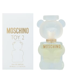 Toy 2 by Moschino is a floral woody musk fragrance for women. Top notes: apple, mandarin orange and magnolia. Middle notes: white currant, peony and jasmine. Base notes: musk, sandalwood and amberwood. Toy 2 was launched in 2018.