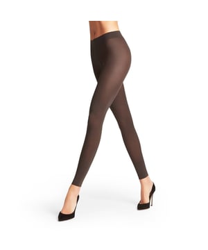 Transparente Leggins von FALKE mit Matt-Effekt. Angenehm weicher Komfortbund. Exklusives Tragegefühl durch hochwertige Wäscheflachnaht.