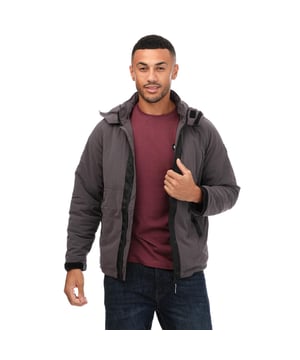 Chaqueta de nylon para hombre Weekend Offender Vienna en gris.- Capucha desmontable.- Cremallera frontal completa.- Bolsillos de ojal con cremallera.- Bolsillo interior con mascarilla del mismo color.- Dobladillo ajustable.- Detalles de costuras tonales.- Parche metálico con logotipo Weekend Offender.- Recubrimiento DWR (repelente al agua duradero).- Corte normal.- 100% Nylon con Poliuretano. Relleno: 100% Nylon con Poliuretano. Relleno del forro: 100% Poliéster - Ref: JKAW2219