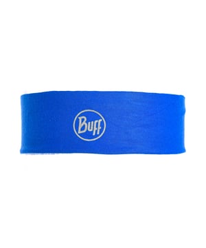 Buff headband.
 Color blue
 Versatile and adaptable to all your needs.
 Extreme comfort, UV technology, unique design.
 Comfortable and attractive winter headband, ideal for cold days and environments.
 Eco spirit, BUFF design for sports or everyday life.

 Composition: 100% Polyester.

 Measurements: 5.5 x 22 cm.

 Washing machine maximum temperature 40º
 Do not use bleach.
 Do not use iron.
 Measures: 5.5 x 22cm.
 Composition: 100% polyester.
 Care:
Washing machine maximum temperature 40º
 Do not use bleach.
 Do not use iron.