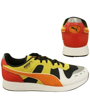 Puma RS-100 x Roland Leather Suede Lace Up Hombre Entrenadores 368405 01 B124E
