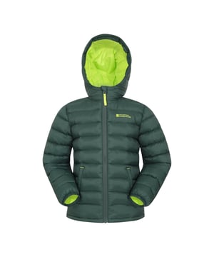 Outer Materials: 100% Polyamide. Lining Material: 100% Polyester. Filling Material: 100% Polyester. Filling: Microfibre. Design: Logo, Quilted. Fabric Technology: DWR Finish, Water Resistant. Cuff: Elasticated. Neckline: Hooded. Sleeve-Type: Long-Sleeved. Hood Features: Grown On Hood. Pockets: 2 Side Pockets. Fastening: Full Zip.