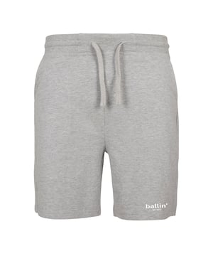 Pantalones cortos de jogging para hombre de la marca Ballin Est. 2013. El pantalón corto de jogging de Ballin Est. 2013 está confeccionado en algodón, viscosa y elastano de alta calidad, y tiene un corte regular. El suave algodón proporciona una gran comodidad.  Nombre del modelo: Small Logo Jogging ShortCategoría: pantalones cortos de jogging para hombreMateriales: algodón, viscosa, elastanoColor: gris