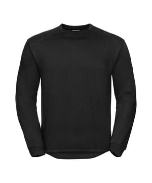 Materiaal: 80% gekamd ringgesponnen katoen, 20% polyester. Stof: Dubbele laag. Ontwerp: Eenvoudig. 300gsm. Stoftechnologie: Duurzaam, vlekbestendig. Zoom: Elastisch, Geribd. Drop Tail, Elastisch, Zwaar gebruik, Locker Patch, Pennenhouder. Manchet: Elastisch, Geribd. Mouwtype: Met lange mouwen. Hals: Ronde Hals. Bevestiging: Trek aan de achterkant. Duurzaamheid: Better Cotton Initiative, Oeko-Tex Standard 100 gecertificeerd, WRAP gecertificeerd.. Slijtvast.